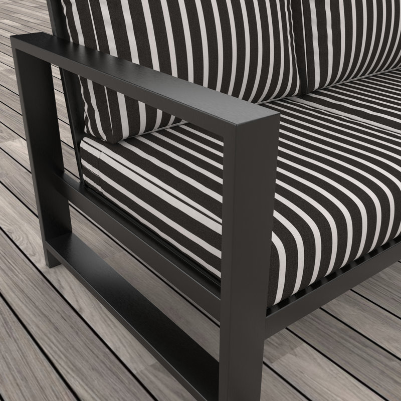 Causeuse d'extérieur avec coussins Sunbrella® Trasdamad