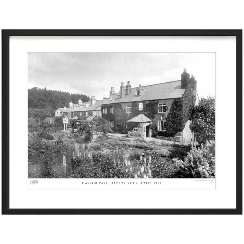 Haytor Vale, Haytor Rock Hotel 1931 - Single Picture Frame Print, 28cm H x 36cm W x 2.3cm D