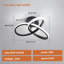 Aziria 3-Light LED Flush Mount Ceiling Light-203945661-216906422-216906423