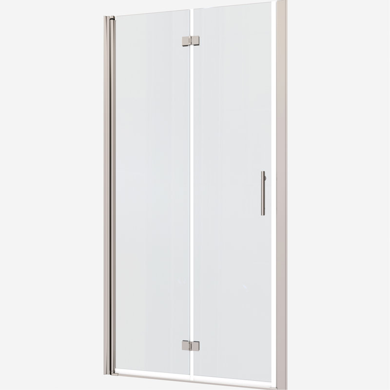 Universal Pivot Shower Door - 1 3/8" Adjustment, 1/4" Tempered Glass, 36000 Times Tested For Open/Close, Smooth Action, Leak, , Aluminium Alloy Glass With Adjustable, Inspected Open/Close Feature,