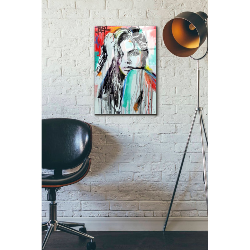 Art mural en verre Trinx «In Spirit» par Loui Jover, H 24 po x l 16 po x P 0,12 po