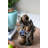 6.3X5.1X10.8" Decorative 3 Tier Water Fountain With Pot Design, Brown