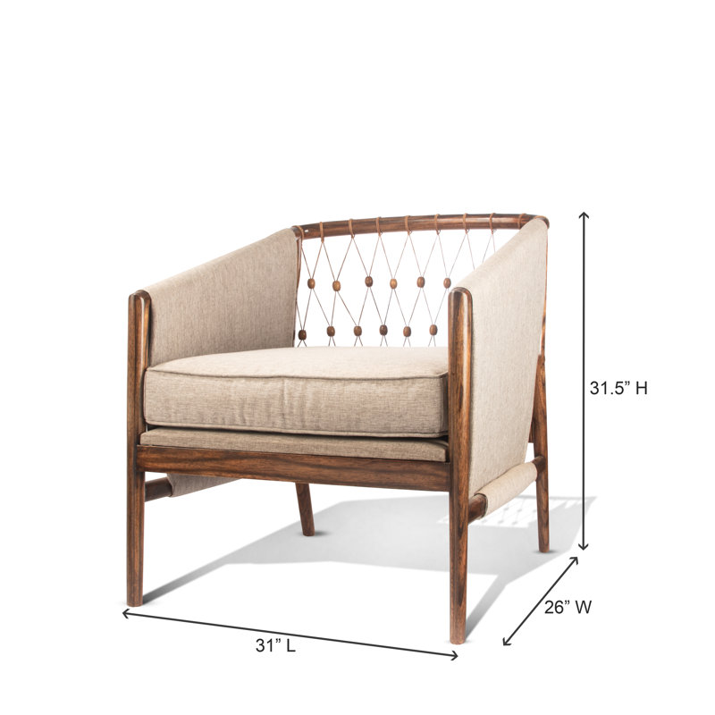 Chaise de patio avec coussins Ness