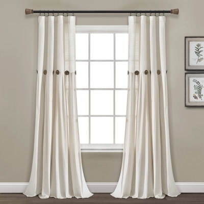 Semi Sheer Curtain Single Panel