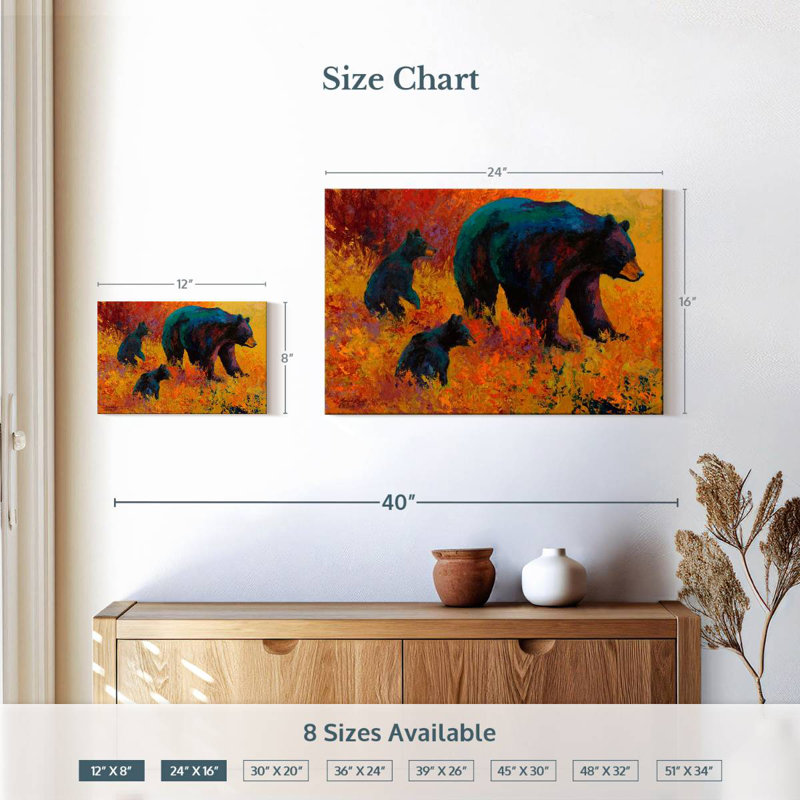 Brampt Double Trouble Black Bear, 16" H x 24" W