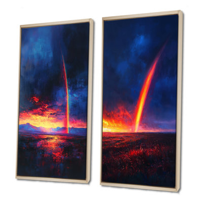 Rainbow After The Storm I - Collection d'art sur toile 2 pièces