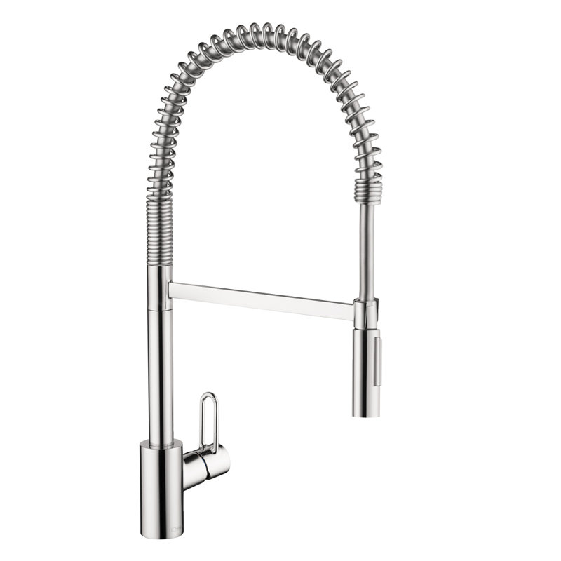 Talis Loop 23.6" Tall Pull Down Single Handle Kitchen Faucet, Chrome