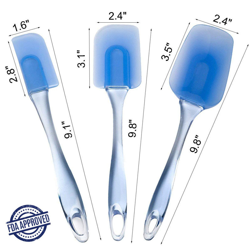 Ensemble de spatule standard 3 pièces pour la fda prime cook