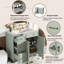 Meuble-lavabo avec lavabo en céramique, armoire de rangement moderne pour petites et moyennes salles de bain-1505804123