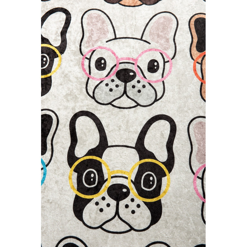 Stylish Polyester Area Carpet, 3.3 x 5.2 ft | 100% Antibacterial Material, 0.4 in Pile Height | Non-Slip Underside, Machine Washable | Perfect for Living Room & Bedroom Decor, Soft & Durable Design