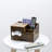 Wood Tissue Box with Remote Control Holder