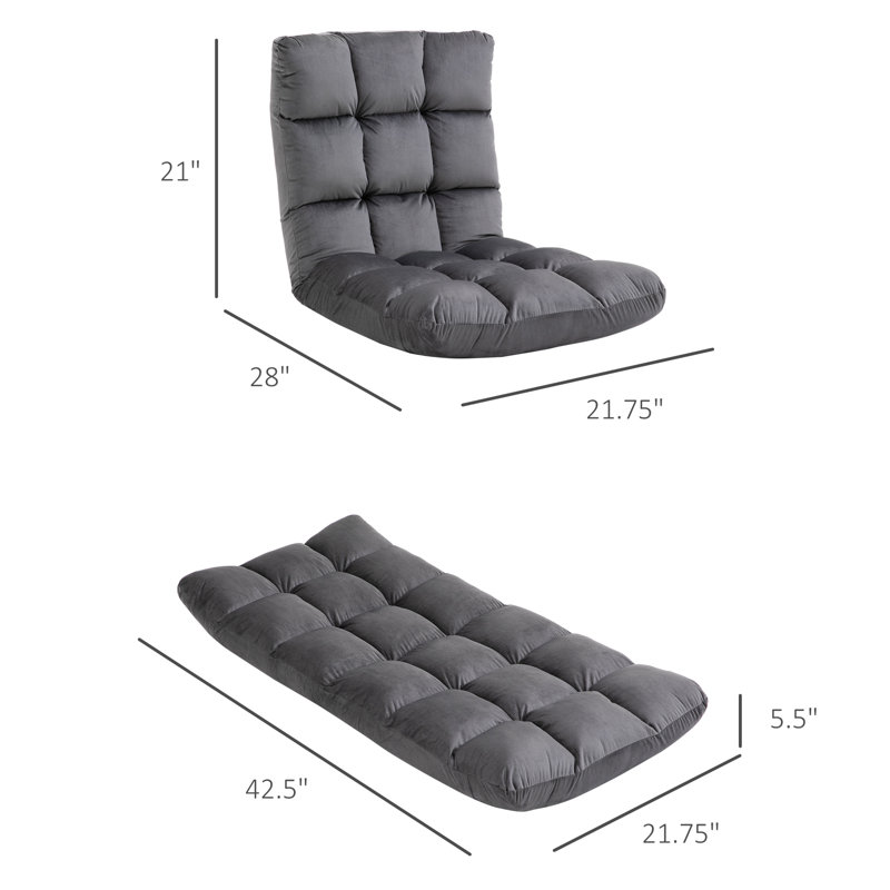 Fauteuil de jeu inclinable et réglable Trule, Gris