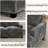 Spacious 10-Piece U-Shaped Corduroy Nailhead-Trimmed Sectional Sofa, Cloud Couch With Ottoman