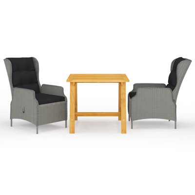 McGugn Rectangular 2 - Person Bistro Set