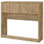 Mango 3 chambres, lit double, tête de lit avec bibliothèque et tables de chevet, rangement ouvert, stratifié Scratch, tiroirs verrouillables, charge en C, design contemporain avec tête de lit, tables de chevet, finition,