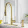ESHOO Pull Down Kitchen Faucet with Soap Dispenser