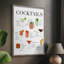 Impression de tableau de cocktail - bois massif-1472271390