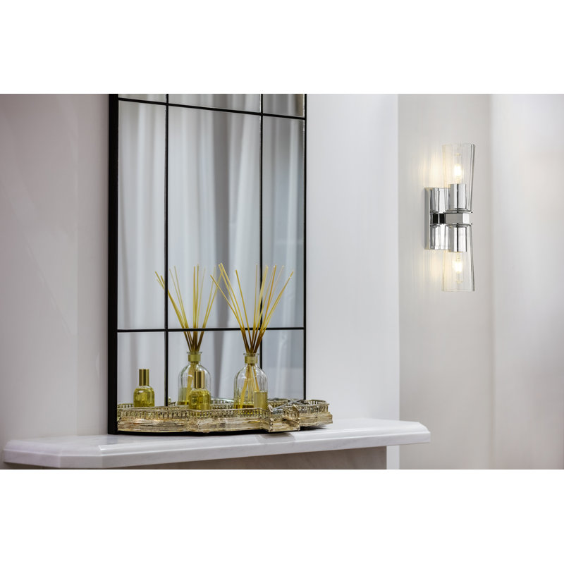 Esma 2 Light Wall Sconce, Chrome