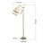 Maraia 62.2'' Golden Arched Floor Lamp-986560996