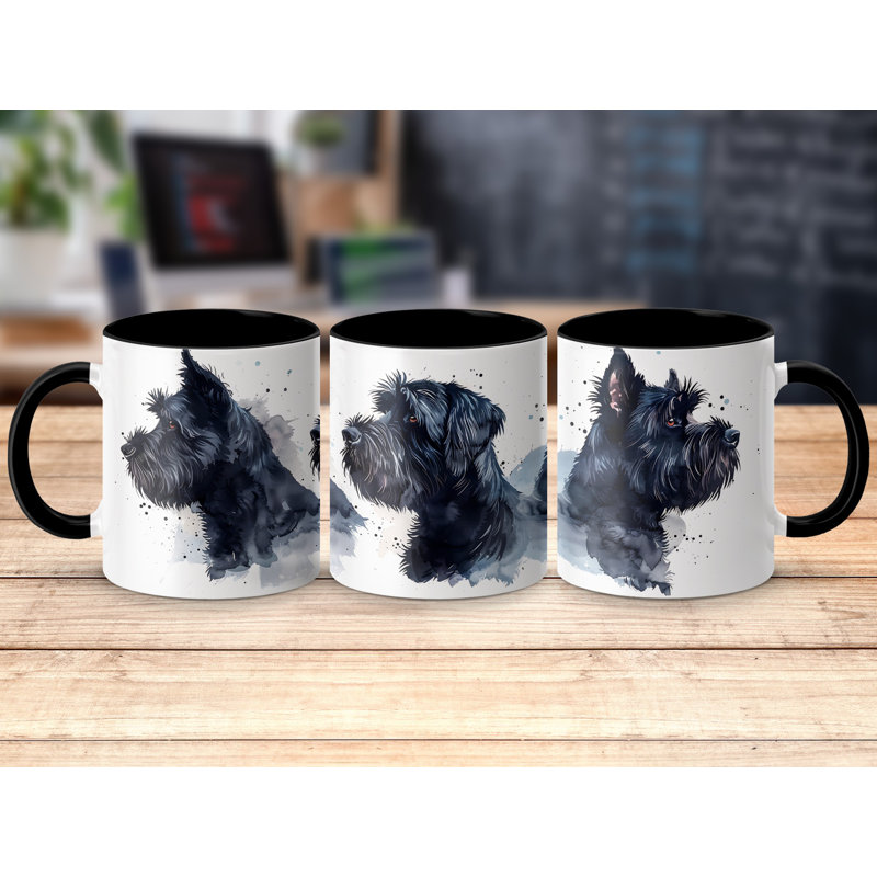 Ceramic Coffee Mug, Black, 2