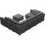 Canapé modulaire en U avec coussins en U 116,6 po Ashbury Ivery-46675919