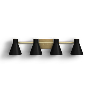 Byers 4 Light Dimmable Vanity Light & Reviews | AllModern