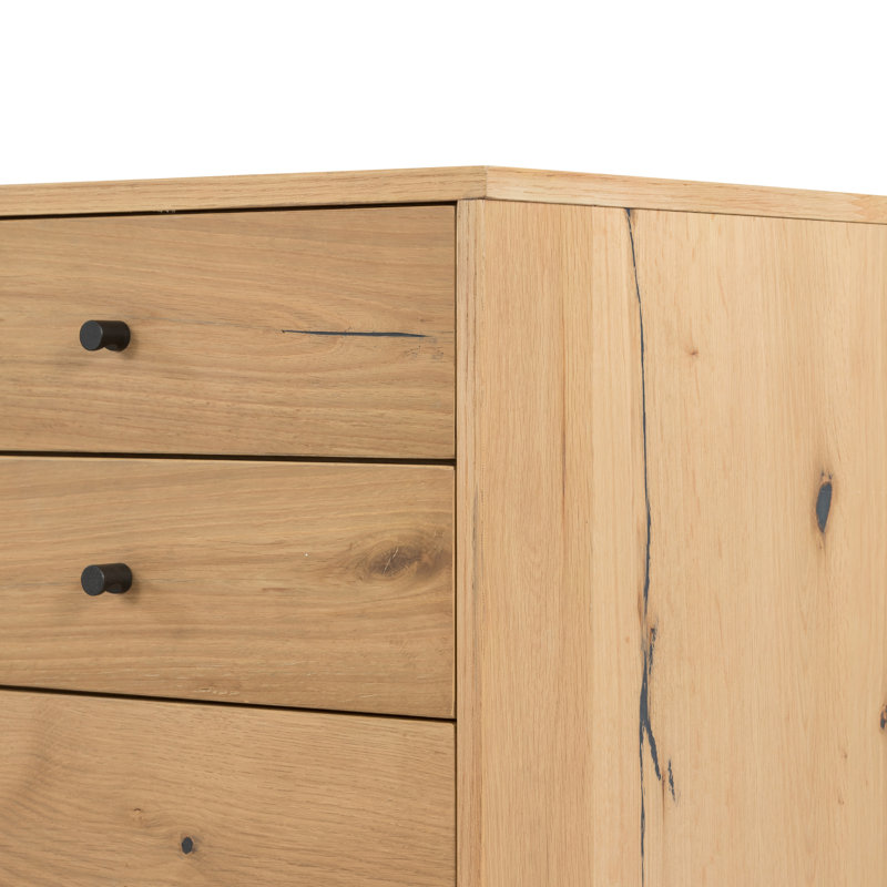 Eaton Executive Desk, Amber Resin Oak