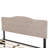 Upholstered Linen Standard Bed with Drawers-998832102
