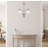 Kerris 3-Light Indoor Brushed Nickel Classic/Traditional Chandelier with Alabaster Glass Shades