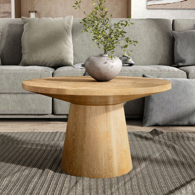 Astromeritis 29"W Round Pedestal Coffee Table