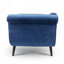Chaise longue avec accoudoirs à volutes-1101327823