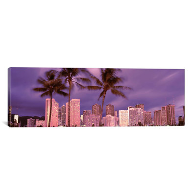 " Buildings in a city, Honolulu, Oahu, Honolulu County, Hawaii, USA 2010 " Color Photography