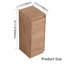 Armoire de rangement de salle de bain 12 po avec porte à fermeture en douceur, contreplaqué de chêne imitation moderne, conception compacte pour la salle de bain, la chambre à coucher et le bureau