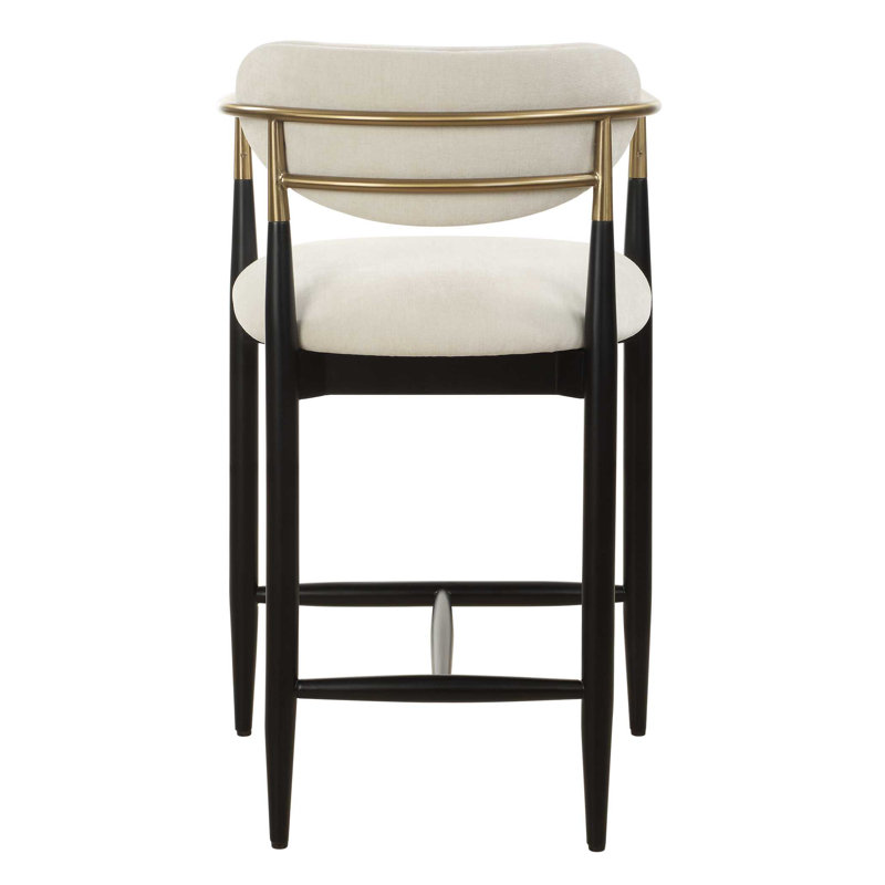 Uttermost Moxie White Counter Stool