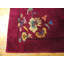 Antique Purple Color Floral Pattern Chinese Art Deco Rug