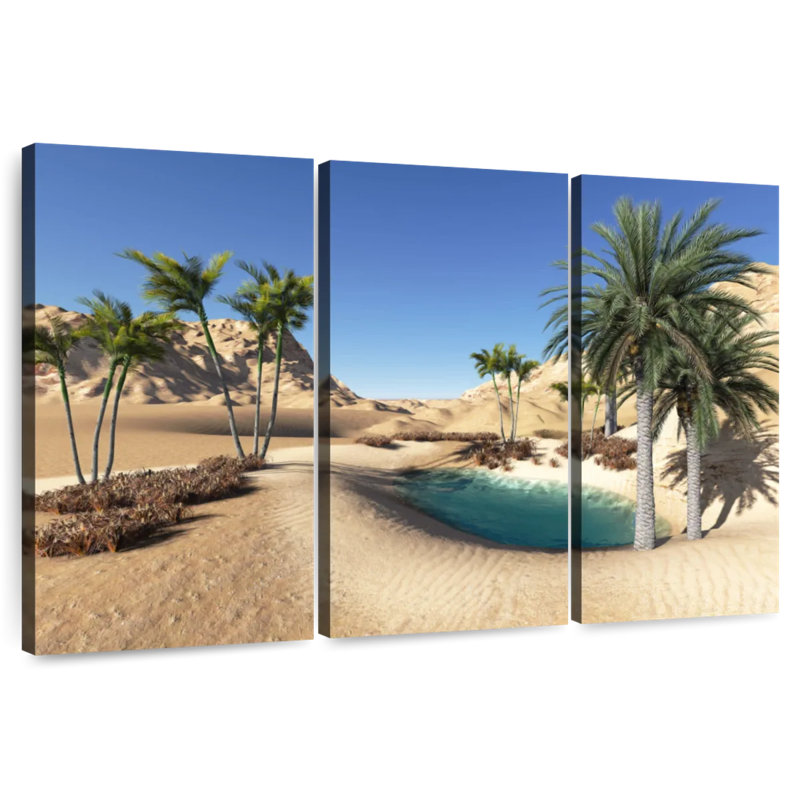 Oasis d'Alvord dans le désert, H 24 po x l 38 po