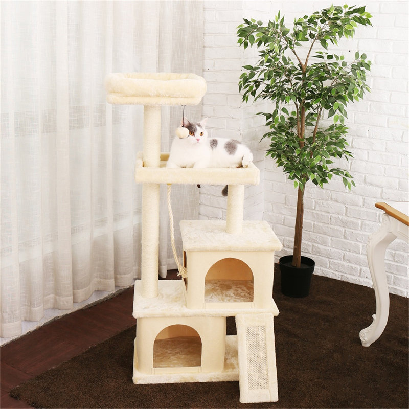 Arbre à chat 50 po Timucin, Beige
