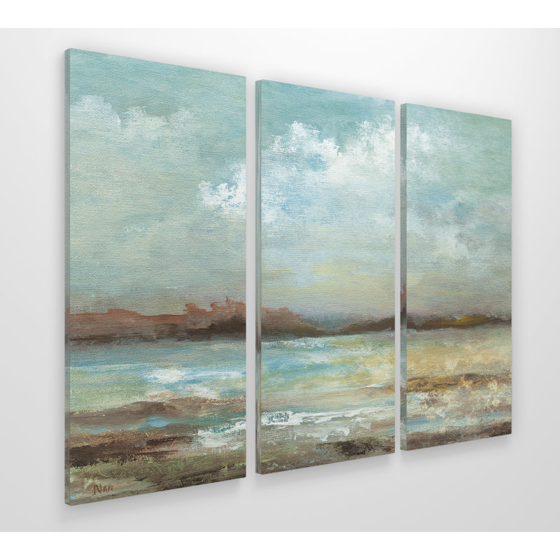 " Ocean Breeze II " 3 - Pieces, 24" H x 36" W