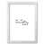 White Grain Frame