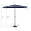 Parasol de marché rectangulaire 60 po x 106 po avec base lestée-1542056979
