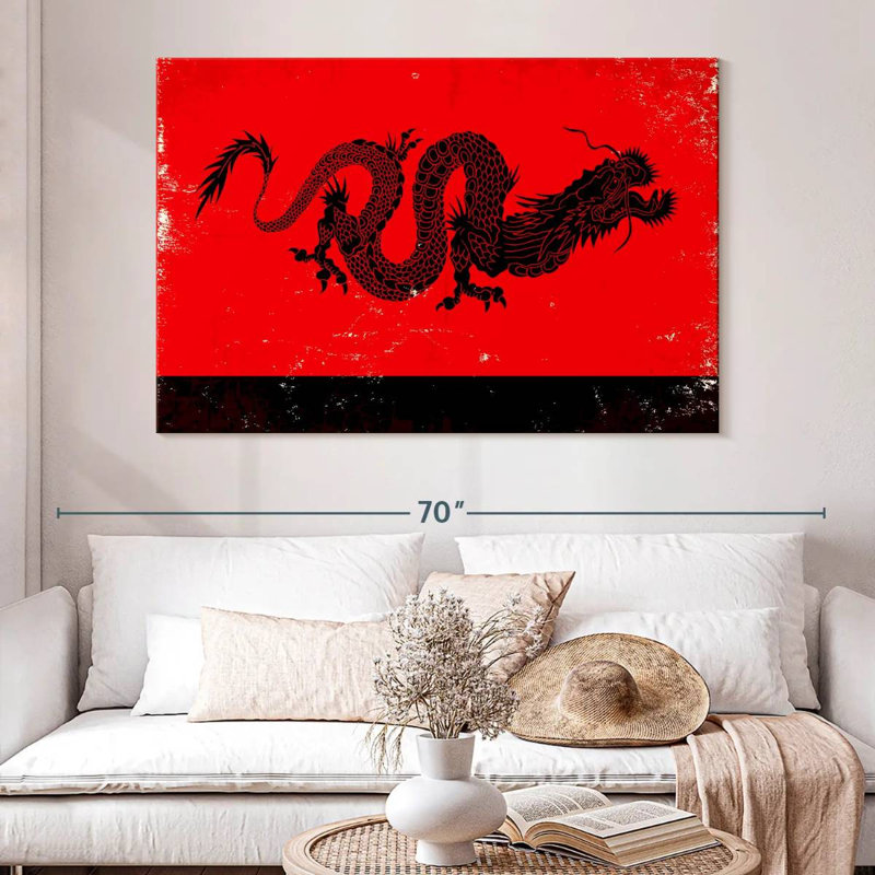 Eastern Dragon, 34" H x 51" W