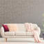 Easy Rose Gold Floral Wallpaper 1000 cm x 52 cm for Home Bedroom Cabinets