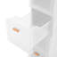 Armoire de rangement étroite étroite 4 niveaux