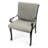 21" x 44" Outdoor Chair Cushion with Ties and Loop-478544808