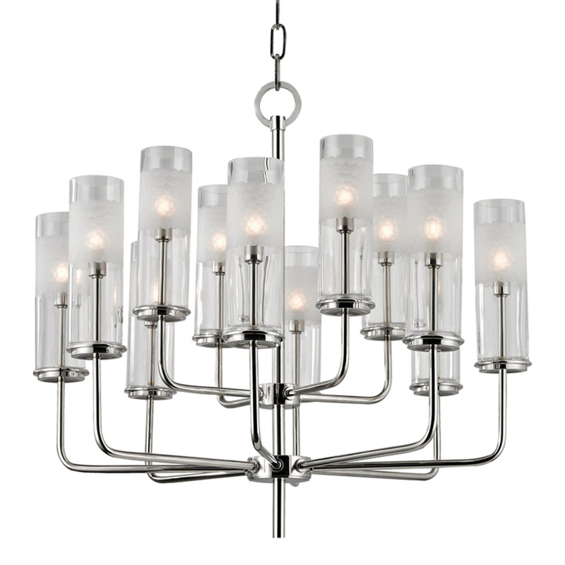 Wentworth 12 - Light Chandelier, Polished Nickel