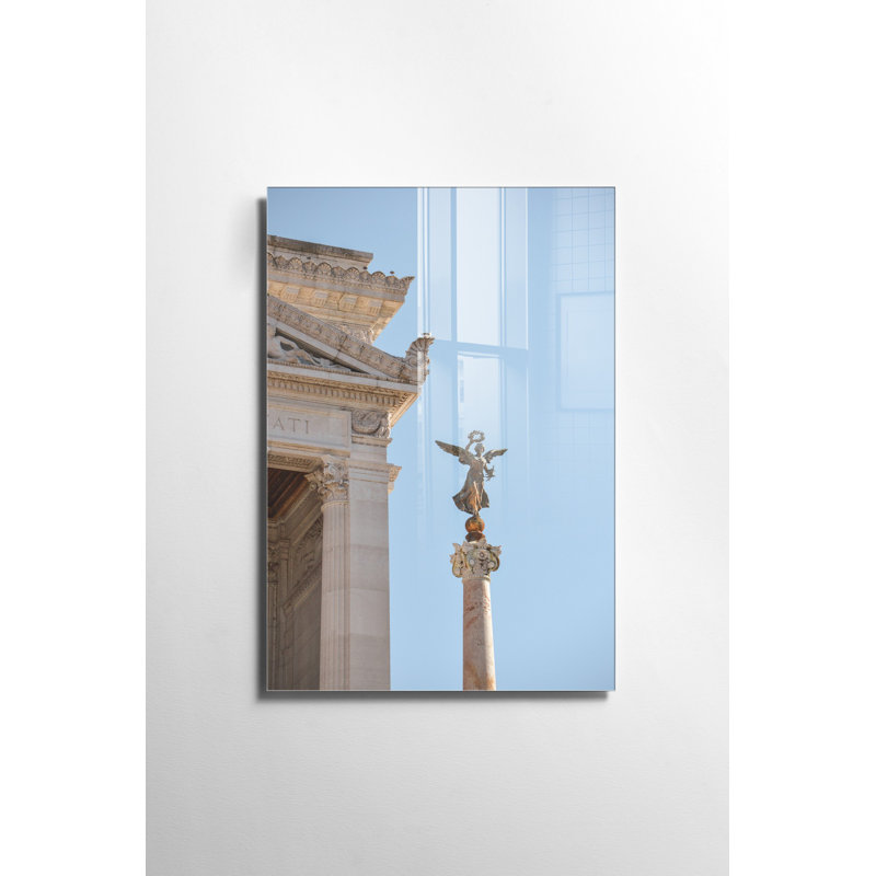 Decorative Tempered Glass Painting, 39.4" H x 27.6" W x 1" D