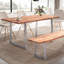 McGill Acacia Solid Wood Dining Table-1289915900-1289915901