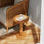 Table de bout ronde à piédestal Farmhouse
