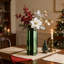 Vase de table en verre vert fait à la main Irmfried-203850809
