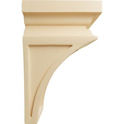 Support en bois / corbeau H 6 po x l 3,5 po x P 3,75 po